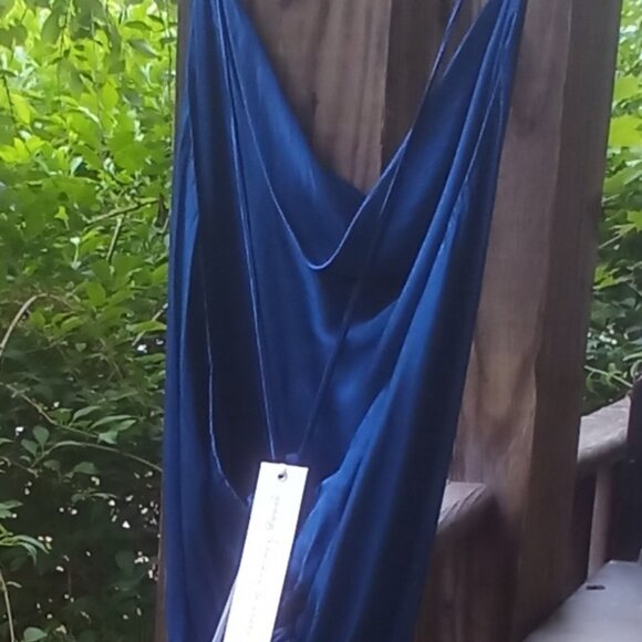 Young, Fabulous & Broke Royal Blue Maxi Dress Size: L NWT - Picture 4 of 7